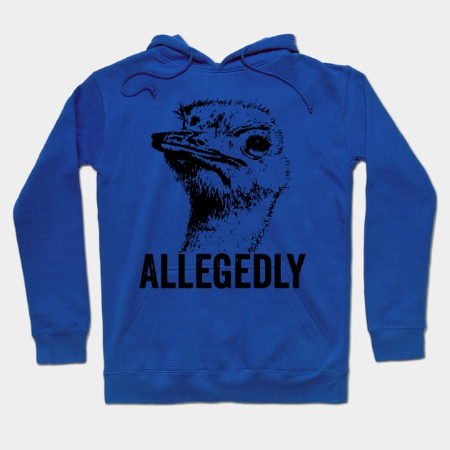 Allegedly Funny Ostrich 2 Hoodie by KaylinOralie